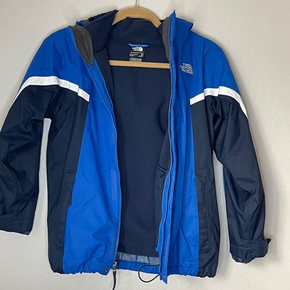 Youth The North Face Blue Triclimate 3-in-1 HyVent Boy's Medium 10/12 Waterproof - Picture 4 of 12